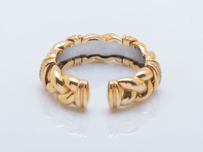André VASSORT
18K (750 ‰) yellow gold steel-lined...