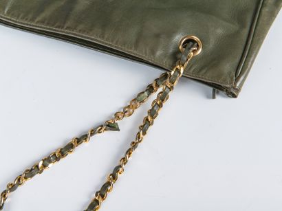 CHANEL, circa 1987
Gabriel bag in olive-green...