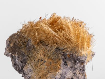 Rutile, Brésil. 
Dim. : 8 x 10 cm