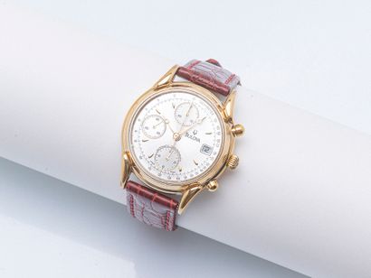 BULOVA
Chronograph ref: 653150, round case...