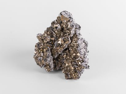 Pyrite, Mine Huanzala, Pérou. 
Dim. : 14...