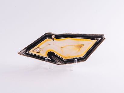 Tranche d'Agate. 
Dim. : 7 x 19 cm