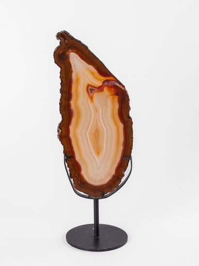 Tranche d'agate socle, Brésil.
Dim. : 12,5...