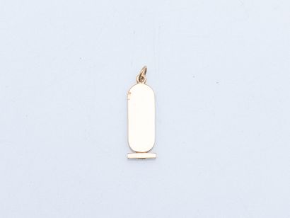 Pendentif en or jaune 18 carats (750 ‰) formant...