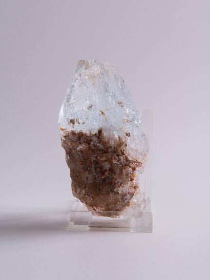 Topaze bleue, Minas Gerais, Brésil. 
Dim....