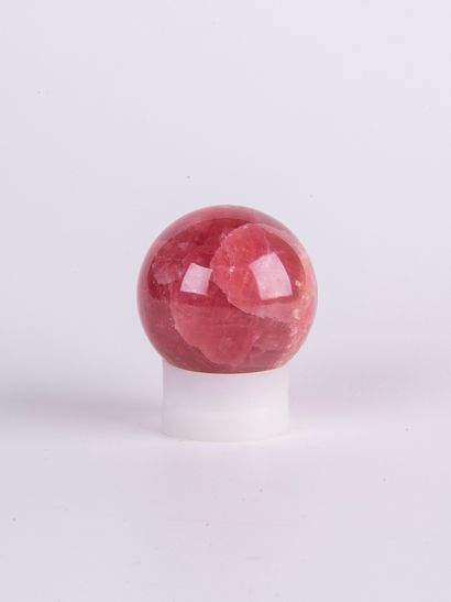 Sphère de rhodochrosite, Argentine. 
Dia....