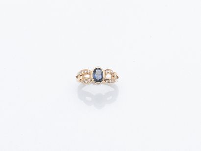 Bague jonc en or jaune 18 carats (750 ‰)...