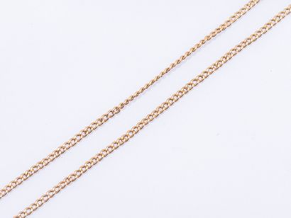 Gourmet link chain in 18K yellow gold (750...