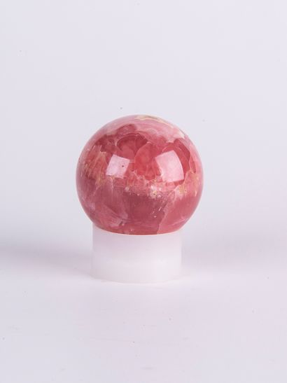 Sphère de rhodochrosite, Argentine. 
Dia....