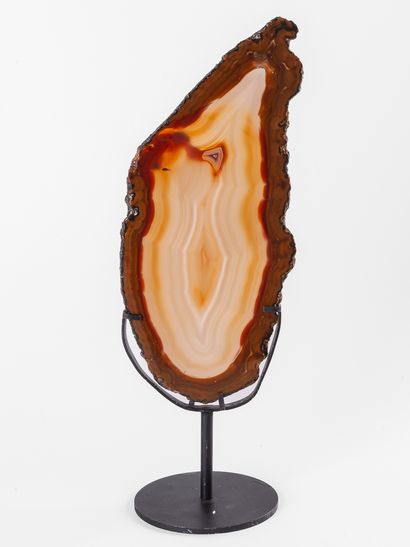 Tranche d'agate socle, Brésil.
Dim. : 12,5...