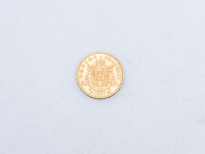 Napoleon 20 francs gold coin, 1867. 
Weight:...