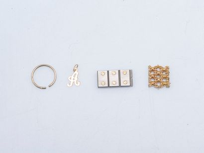 Lot comprising three Cartier Santos watch...