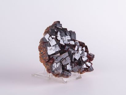 Vanadinite, Taouz, Maroc. 
Dim. : 16 x 13...