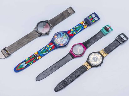 SWATCH: Lot of three watches including: 
-New...