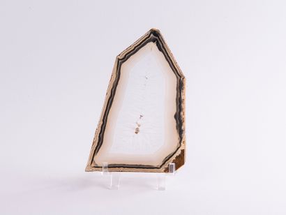 Tranche d'Agate. 
Dim. : 10 x 14 cm