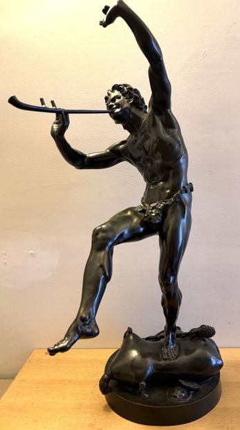 Eugène Louis LEQUESNE (1815-1887) 
Le faune...