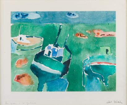 Robert DELVAL (1934-2024) 
Les épaves à le...