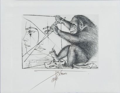 Pierre-Yves TRÉMOIS (1921-2020)
Le singe...