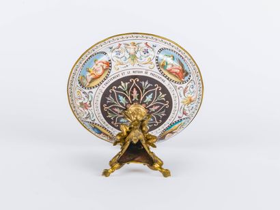 The abduction and return of Proserpine 
Enameled...
