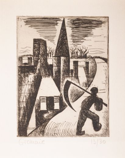 Marcel GROMAIRE (1892-1971) 
Petit homme...