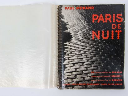 [BRASSAÏ] Paul MORAND. 
Paris de Nuit. 60...