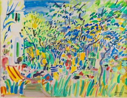 Robert SAVARY (1920-2000)
Paysage 
Aquarelle...