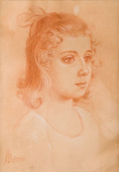Roberto Pio GATTESCHI (1872-1958) 
Portrait...