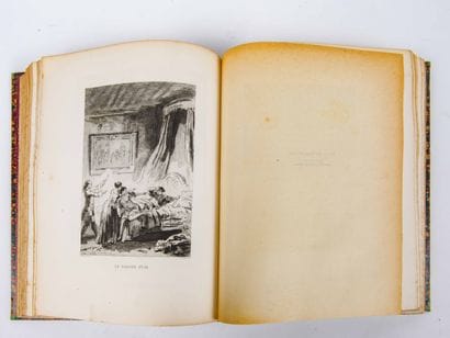 [FRAGONARD] Jean de LA FONTAINE. 
Contes...