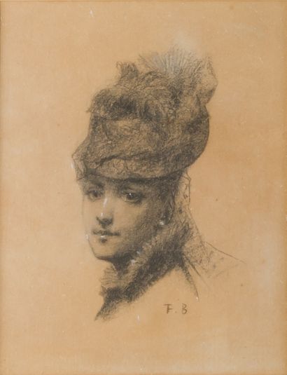 Faustin BESSON (1821-1882)
Portrait de dame...
