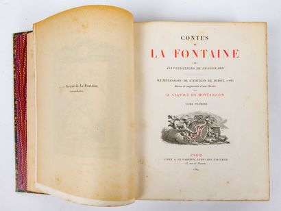 [FRAGONARD] Jean de LA FONTAINE. 
Contes...