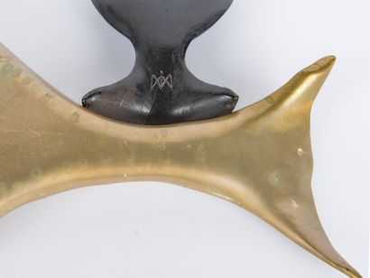 Ecole contemporaine 
Raies 
Epreuve en bronze...