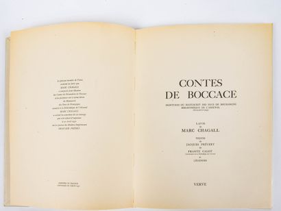 Revue Verve. Vol. VI, n°24. Contes de Boccace...