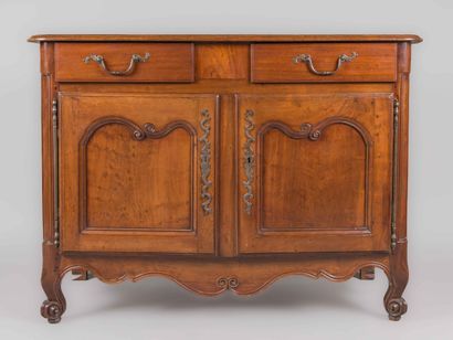 Moulded and carved mahogany sideboard from...
