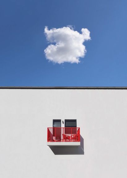 Marcus CEDERBERG (né en 1965) 
Red balcony,...