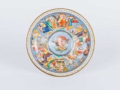 The abduction and return of Proserpine 
Enameled...