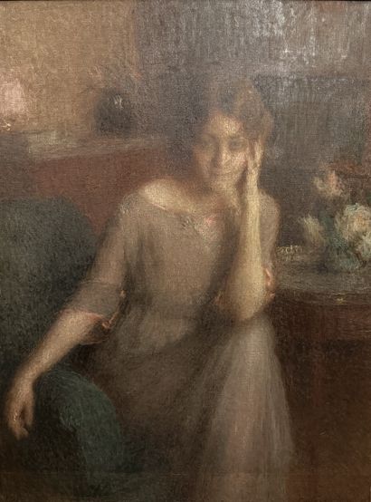 Ernest Joseph LAURENT (1859-1929) 
Portrait...