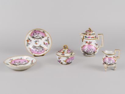 Meissen, XIXe siècle 
Partie de service à...