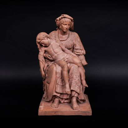 Ludovic DURAND (1832-1905)
Mère tenant son...