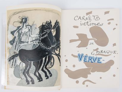 Revue Verve. n°31 / 32. BRAQUE. Carnets intimes...