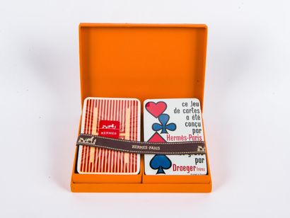 HERMES Paris 
Deux jeux de cartes à jouer...