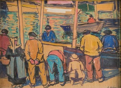 Pierre DE BELAY (1890-1947) 
Le retour de...
