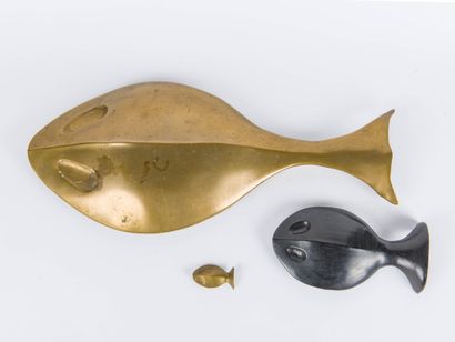 Ecole contemporaine 
Raies 
Epreuve en bronze...