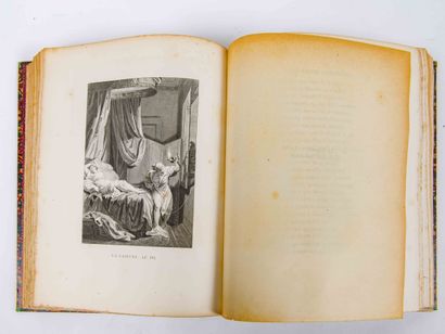 [FRAGONARD] Jean de LA FONTAINE. 
Contes...