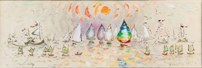 André HAMBOURG (1909-1999) 
Deauville, 1975...