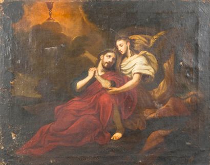 Ecole Italienne du XVIIe siècle 
Le Christ...
