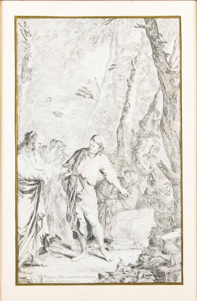 D'après Salvator ROSA (1615-1673)
Diogène...