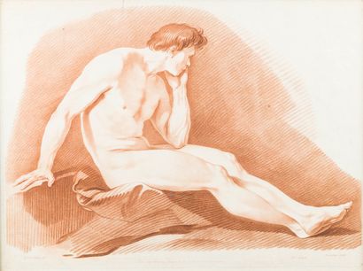 Carle VAN LOO (1705-1765)
Nus masculins 
Trois...