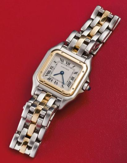 CARTIER
(PANTHÈRE FEMME/ OR ET ACIER), vers...
