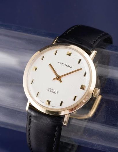 WALTHAM
(RONDE STRIÉE - OR JAUNE), vers 1960...
