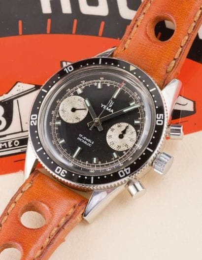 YEMA
(CHRONOGRAPHE PILOTE - INCABLOC N° 253235),...